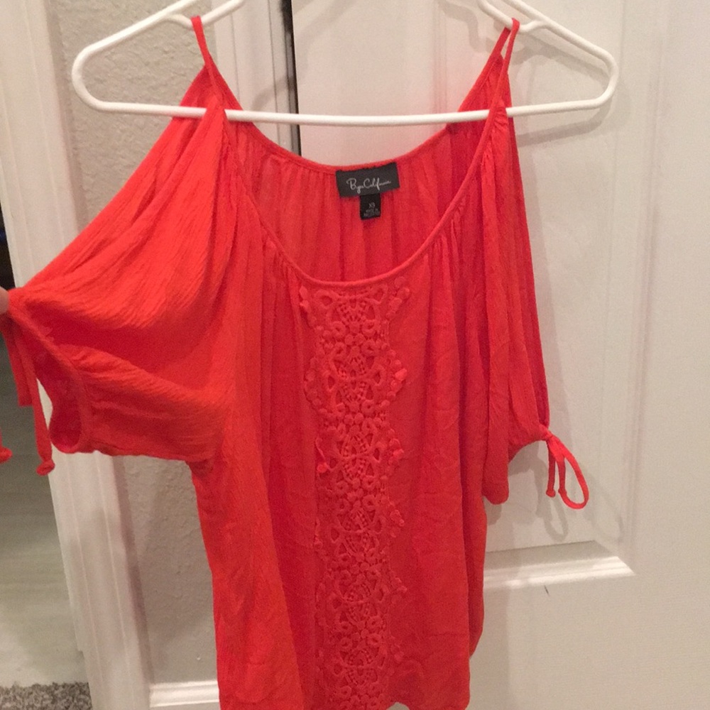 Coral Boho Top 🌺